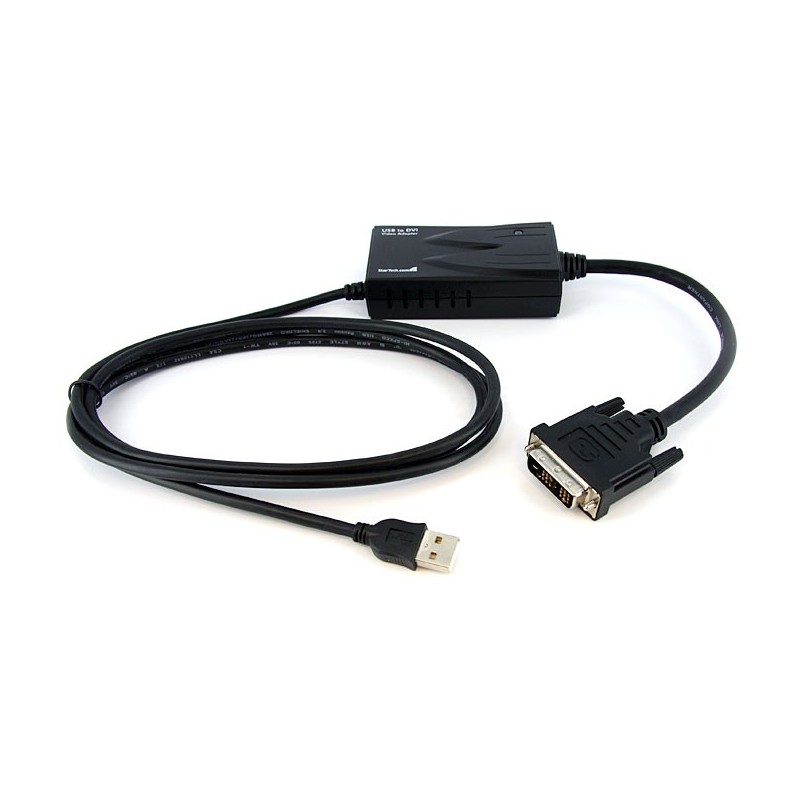 StarTech CABLE 1 8M ADAPTADOR DE VIDEO EXTERNO USB A DVI-D CONVERSOR