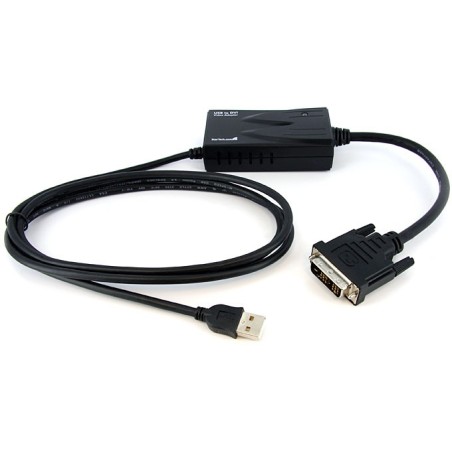 StarTech CABLE 1 8M ADAPTADOR DE VIDEO EXTERNO USB A DVI-D CONVERSOR