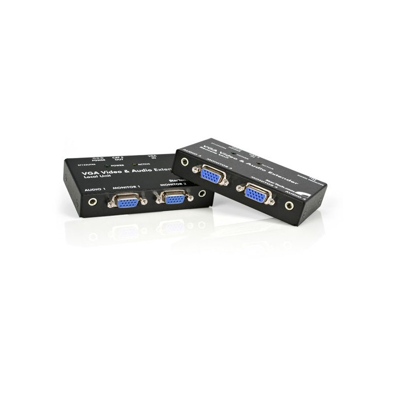 StarTech EXTENSOR VIDEO VGA 4 PUERTOS 2 LOCAL 2 REMOTO CABLE CAT5 UTP