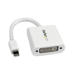 StarTech CONVERSOR ADAPTADOR VIDEO MINI DISPLAYPORT A DVI-I BLANCO