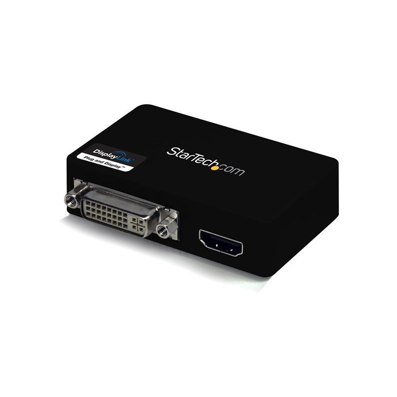 StarTech ADAPTADOR VIDEO EXTERNO USB 3.0 DUALHEAD HDMI Y DVI CON AUDIO