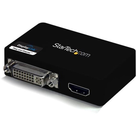 StarTech ADAPTADOR VIDEO EXTERNO USB 3.0 DUALHEAD HDMI Y DVI CON AUDIO