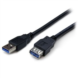 StarTech CABLE DE 1M DE EXTENSION USB3.0 SUPERSPEED NEGRO