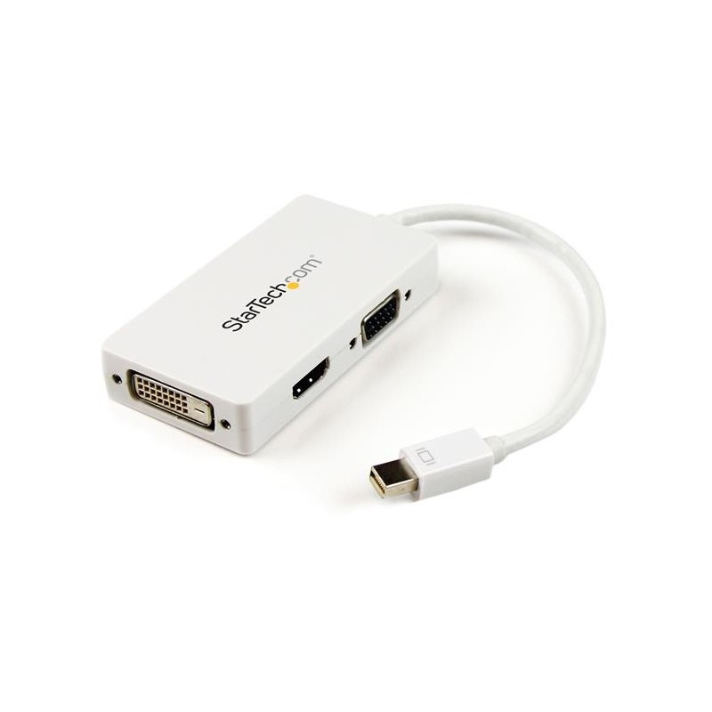 StarTech MINI DISPLAYPORT ADAPTADOR A VGA /DVI/HDMI CONVERTIDOR MAC