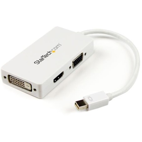 StarTech MINI DISPLAYPORT ADAPTADOR A VGA /DVI/HDMI CONVERTIDOR MAC