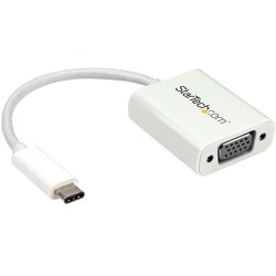 StarTech USB-C A ADAPTADOR VGA VIDEO CONVERTIDOR BLANCO