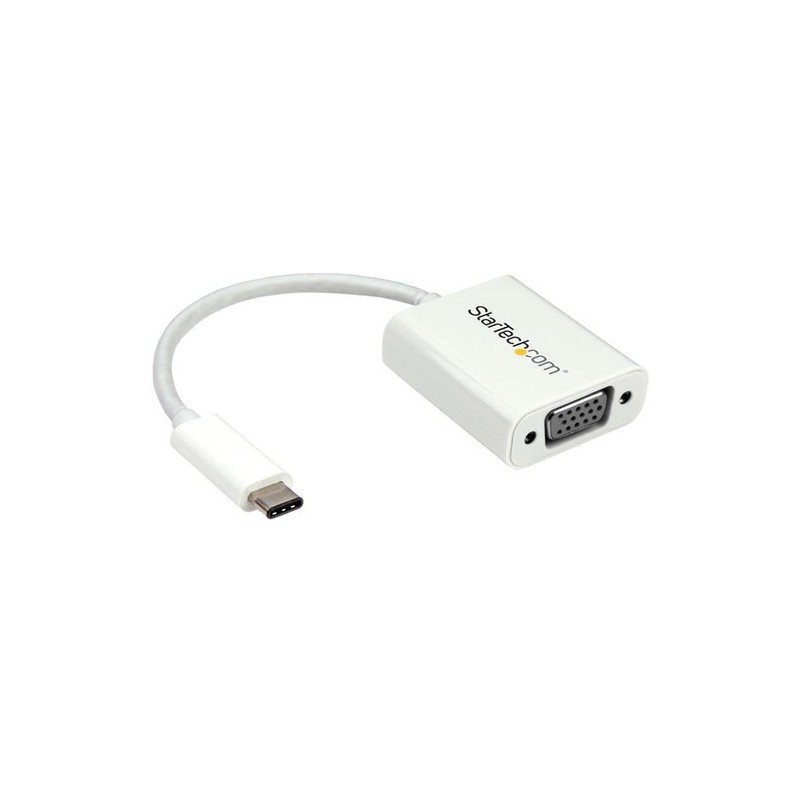 StarTech USB-C A ADAPTADOR VGA VIDEO CONVERTIDOR BLANCO