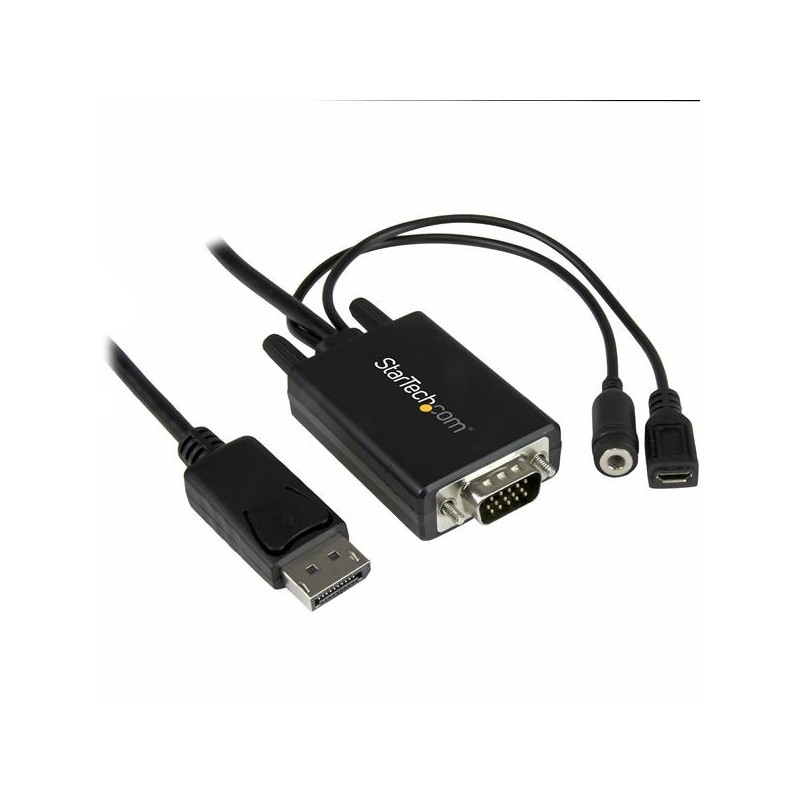 StarTech 3M DISPLAYPORT A VGA VIDEO ADAPTADOR CABLE CON AUDIO