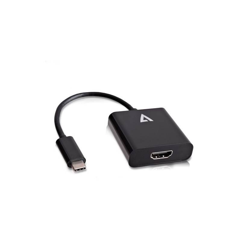 V7 USB-C A ADAPTADOR HDMI NEGRO