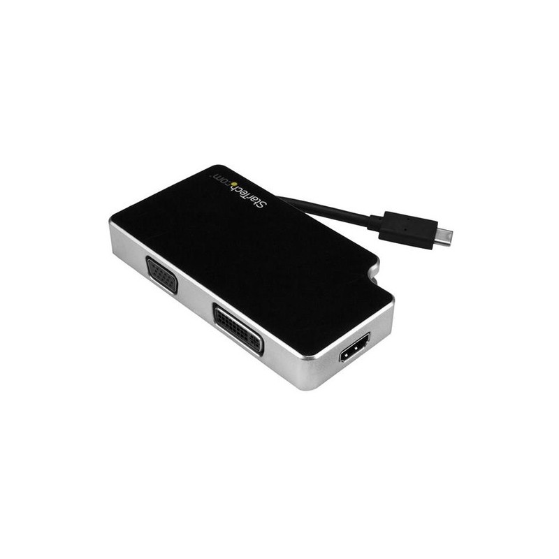 StarTech 3 EN 1 VIDEO CONVERTIDOR USB TIPO-C A VGA DVI O HDMI 4K