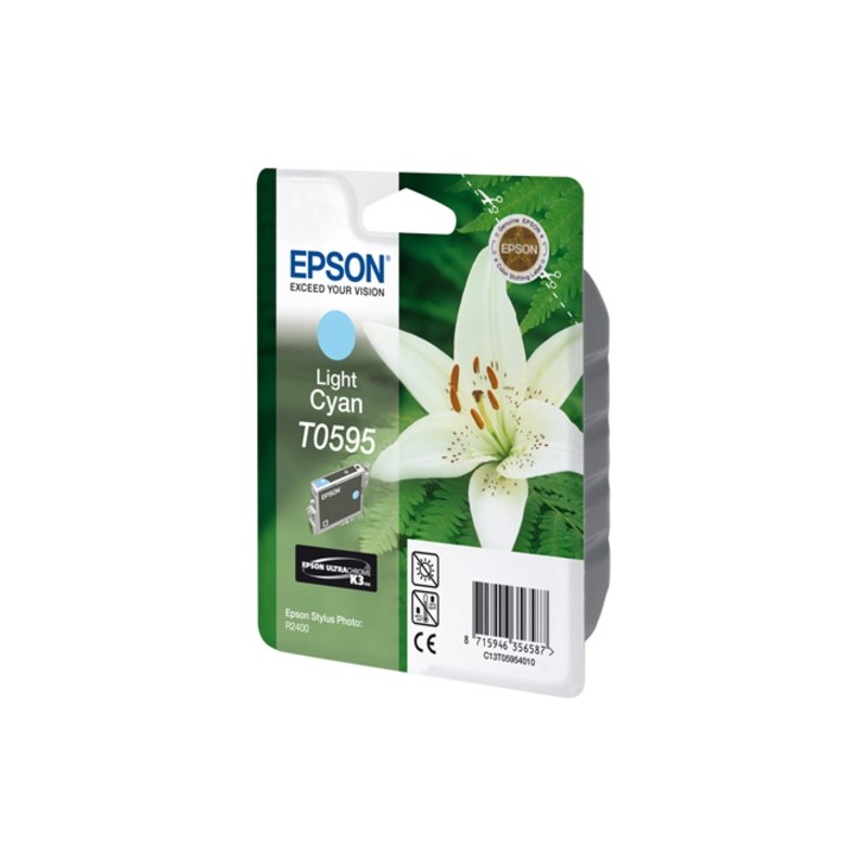 Epson CARTUCHO TINTA CIAN CLARO S1 T0595 PARA STYLUS PHOTO R2400