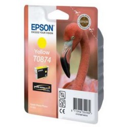 Epson CARTUCHO TINTA T0874 PARA STYLUS PHOTO R1900 AMARILLO S1