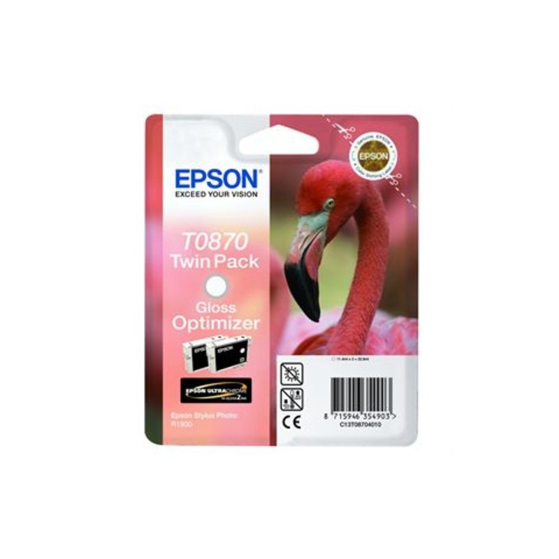 Epson CARTUCHO TINTA T0870 PARA STYLUS PHOTO R1900 GLOSS OPTIMIZER S1