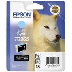 Epson CARTUCHO TINTA T0965 CIAN CLARO ULTRACHROME PARA STYLUS PHOTO R2