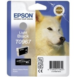 Epson CARTUCHO TINTA T0967 NEGRO CLARO ULTRACHROME PARA STYLUS PHOTO R