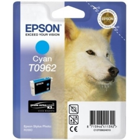 Epson CARTUCHO TINTA T0962 CIAN ULTRACHROME PARA STYLUS PHOTO R2880