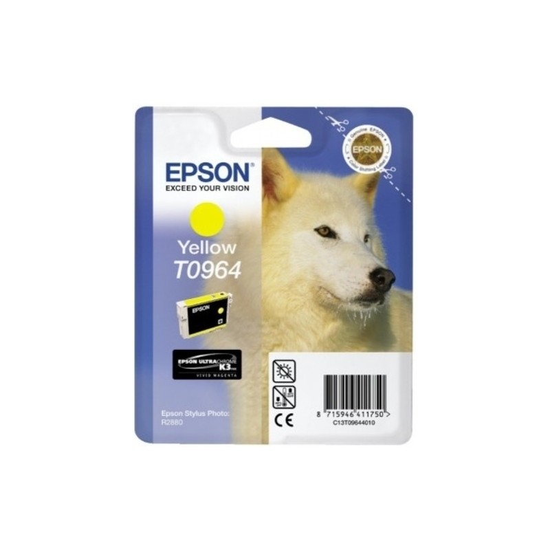 Epson CARTUCHO TINTA T0964 AMARILLO ULTRACHROME PARA STYLUS PHOTO R288