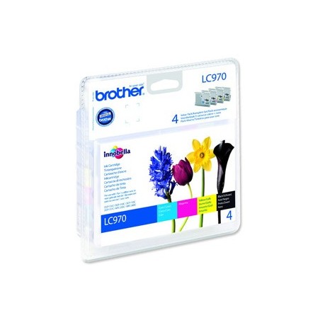 Brother CARTUCHO TINTA LC-970VALBP VALUE BLISTER (1BK+1C+1M+1Y)