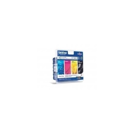 Brother CARTUCHO TINTA LC-1100HY VALUE PACK HY (B C M Y) BLISTER