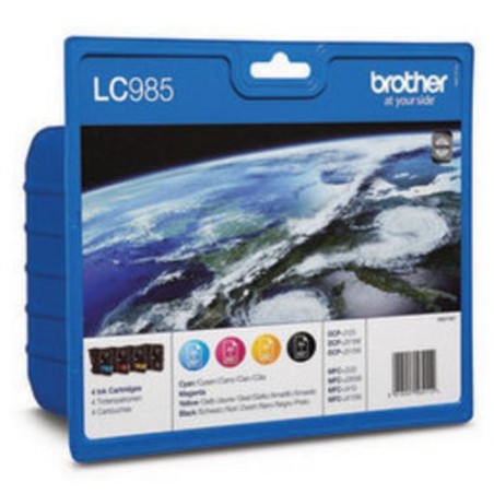 Brother CARTUCHO TINTA LC985VALBP VALUE PACK (BK C M Y) BLISTER