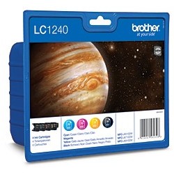 Brother LC-1240 VALUE BLISTER CONTAINS 1X BK C M Y