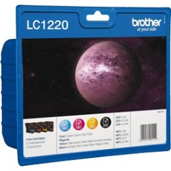 Brother CARTUCHO TINTA LC-1220 VALUE BLISTER CONTAINS 1X BK C M Y