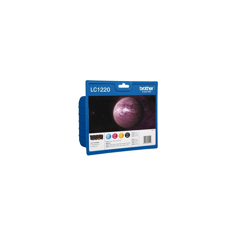 Brother CARTUCHO TINTA LC-1220 VALUE BLISTER CONTAINS 1X BK C M Y