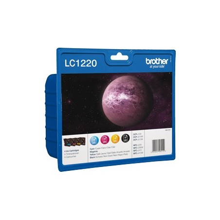 Brother CARTUCHO TINTA LC-1220 VALUE BLISTER CONTAINS 1X BK C M Y