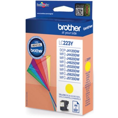 Brother CARTUCHO TINTA AMARILLO BLISTER 550 PAGINAS ISO STANDARDS 2471