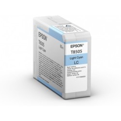 Epson CARTUCHO TINTA CIAN CLARO T8505 ULTRACHROME 80ML