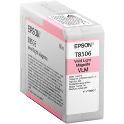 Epson CARTUCHO TINTA VIVID MAGENTA CLARO T8506 ULTRACHROME 80ML