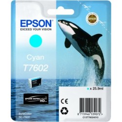 Epson CARTUCHO TINTA T7602 CIAN