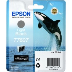 Epson CARTUCHO TINTA T7607 NEGRO CLARO