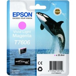 Epson CARTUCHO TINTA T7606 VIVID MAGENTA CLARO