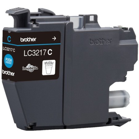 Brother LC-3217C CARTUCHO TINTA CIAN APP 550 PAGINAS ISO STANDARD 2471