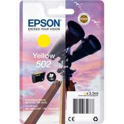 Epson CARTUCHO TINTA BINOCULARS AMARILLO 502 3.3 ML