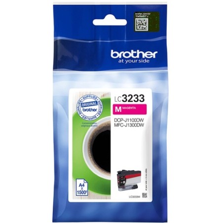 Brother CARTUCHO TINTA MAGENTA LC3233 1500 PAGINAS ISO/IEC 24711