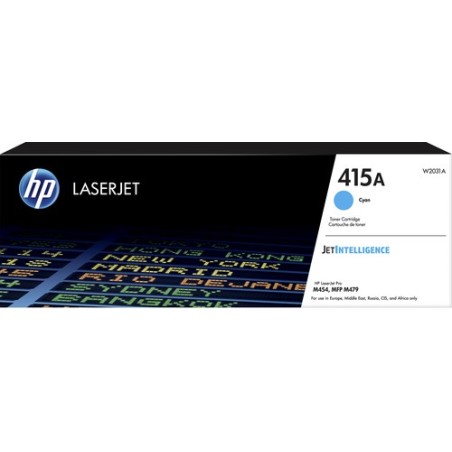 HP CARTUCHO DE TONER 415A CIAN LASERJET