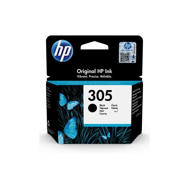 HP CARTUCHO TINTA 305 NEGRO ORIGINAL