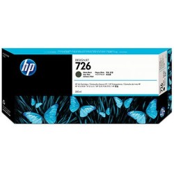 HP MATTE CARTUCHO TINTA NEGRO 726 300-ML