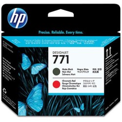 HP CABEZAL DE IMPRESIÓN NO 771 NEGRO MATE ROJO CROMÁTICO DESIGNJET