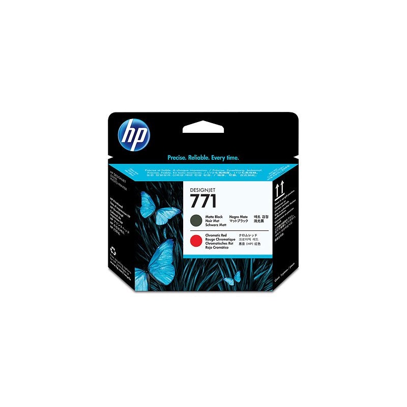 HP CABEZAL DE IMPRESIÓN NO 771 NEGRO MATE ROJO CROMÁTICO DESIGNJET