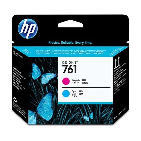 HP CABEZAL DE IMPRESIÓN NO 761 CIAN MAGENTA PARA DESIGNJET