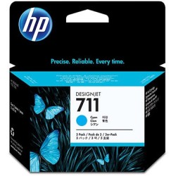 HP CARTUCHO TINTA NO 711 CIAN 3 UNIDADES 29 ML