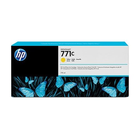 HP CARTUCHO TINTA NO 771C AMARILLO DESIGNJET 775-ML