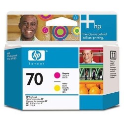 HP 70 MAGENTA AND AMARILLO PRINTH PARA DESIGNJET Z2100 PS PRO B9180