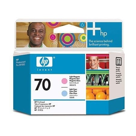 HP CARTUCHO TINTA 70 CIAN CLARO Y MAGENTA CLARO PARA DESIGNJET Z2100 P