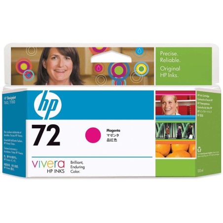 HP 72 CARTUCHO TINTA MAGENTA 130 ML CON TINTA VIVERA