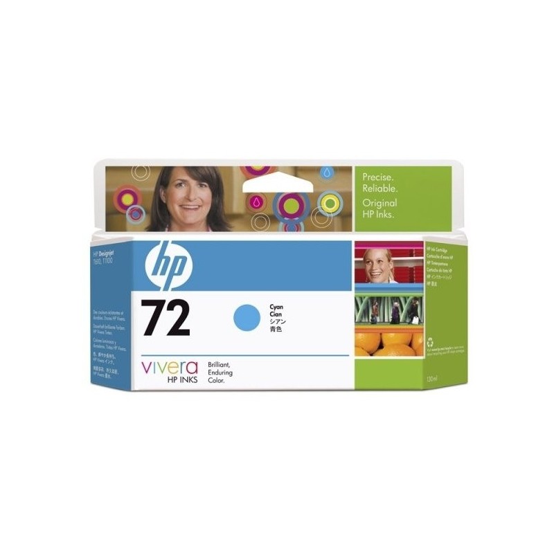 HP 72 CARTUCHO TINTA CIAN 130 ML CON TINTA VIVERA