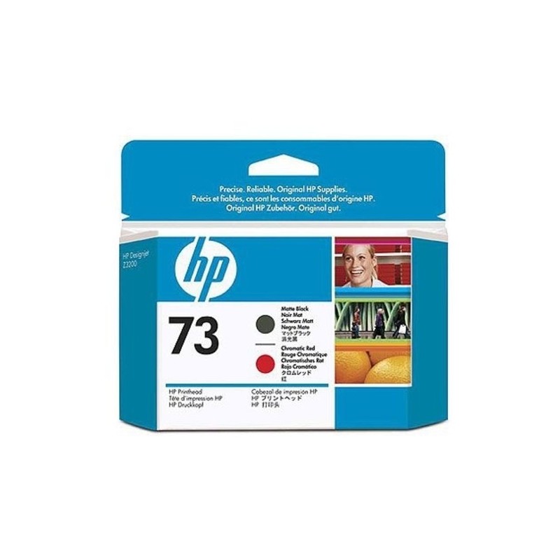 HP CABEZAL DE IMPRESIÓN 73 NEGRO MATE - ROJO CROMÁTICO